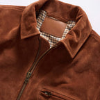 Men's The Wyatt Jacket in Chocolate Suede