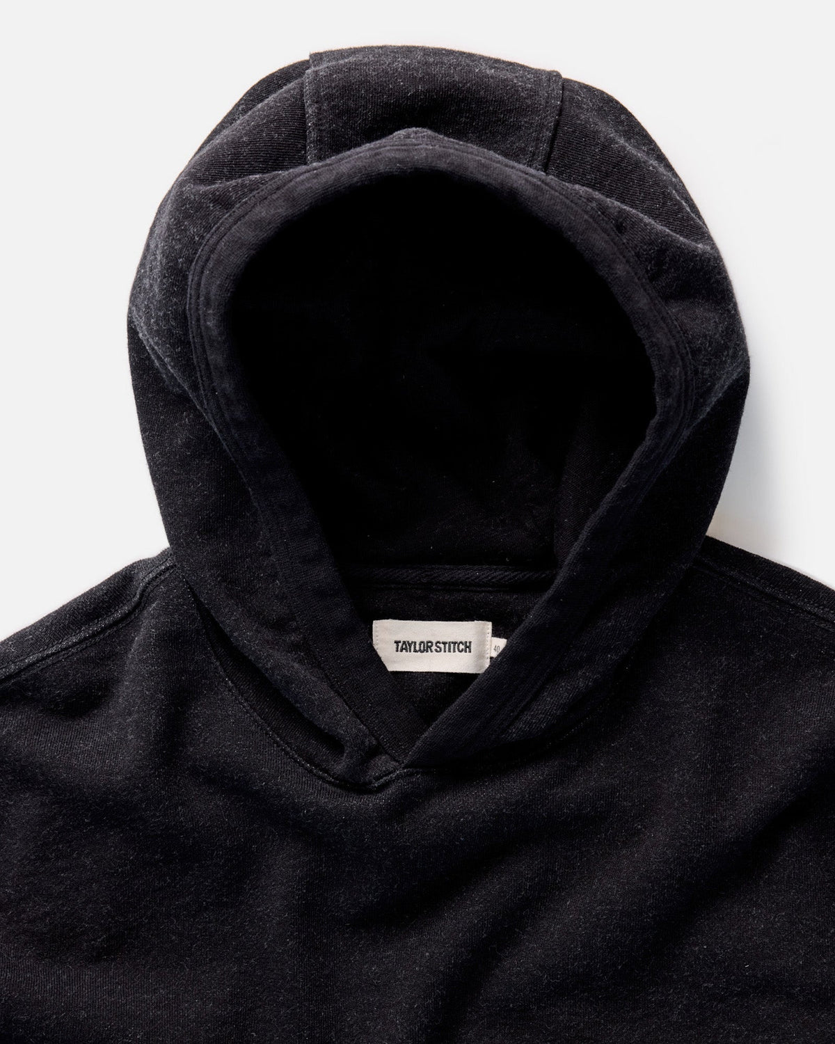 Men's The Sunset Hoodie in Black Indigo Terry — Sweater