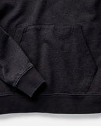 Men's The Sunset Hoodie in Black Indigo Terry — Sweater