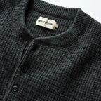 Men's The Sidecountry Sweater in Heather Coal Merino Waffle