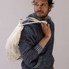 Men's The Headland Pullover Sweater in Marled Navy