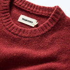 Men's The Lodge Sweater in Bonfire Donegal