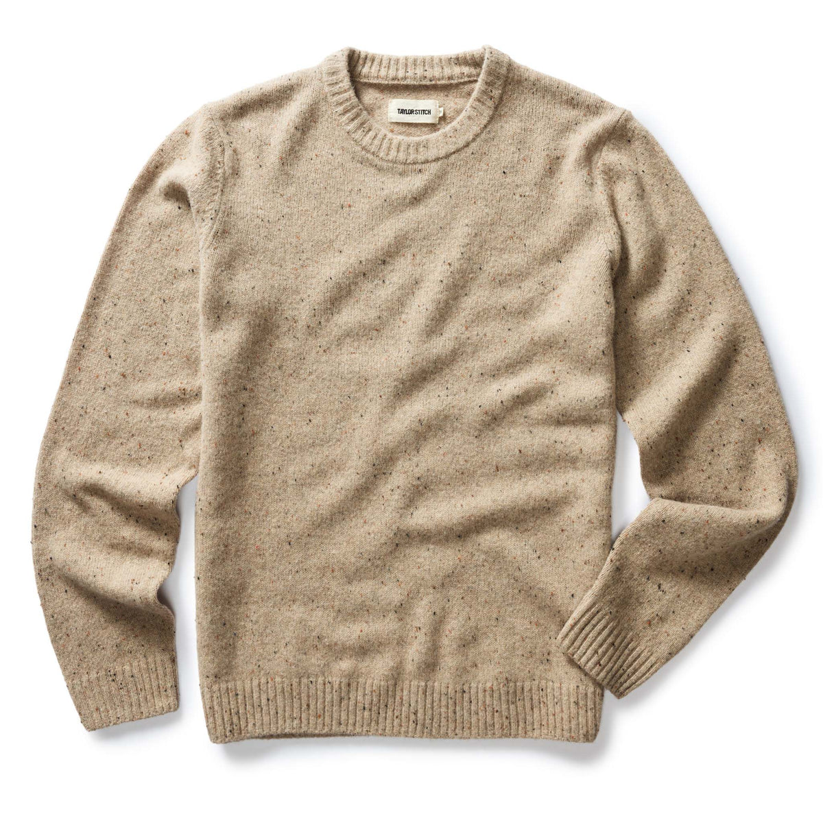Men's The Lodge Sweater in Sand Donegal