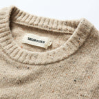 Men's The Lodge Sweater in Sand Donegal