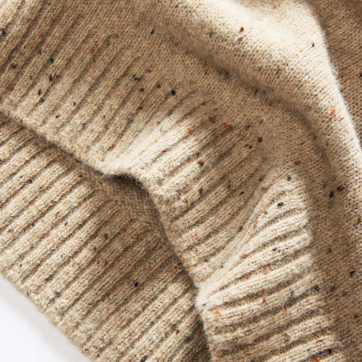 Men's The Lodge Sweater in Sand Donegal