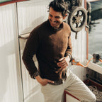 Men's The Lodge Sweater in Timber Donegal