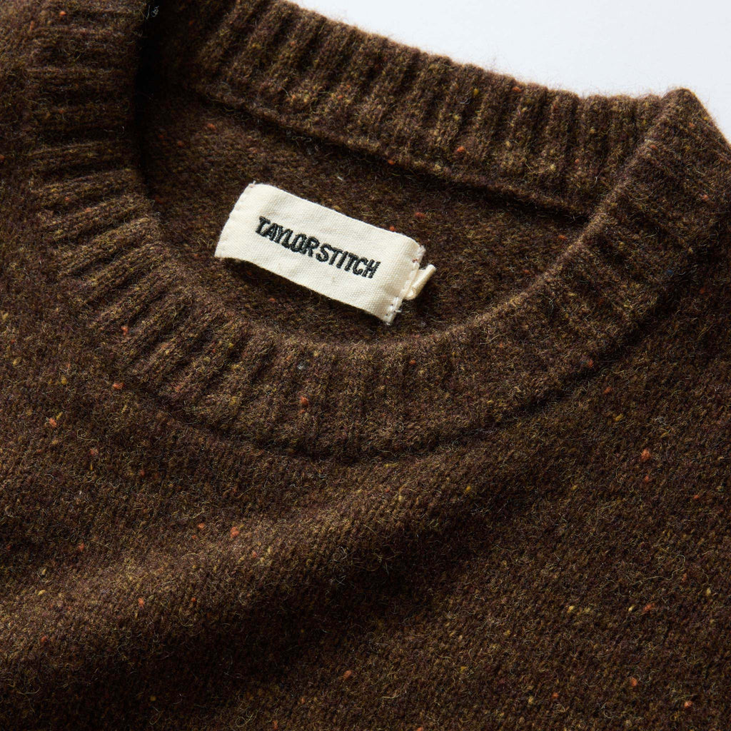 Men's The Lodge Sweater in Timber Donegal