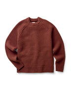 Men's The Fisherman Sweater in Heather Brick Merino
