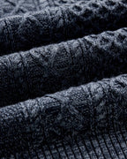 Men's The Orr Sweater in Marled Marine Merino