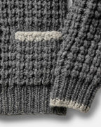 Men's The Seawall Hand-Knit Sweater in Heather Graphite