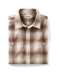 Men's The Utility Shirt in Seaside Check Sashiko