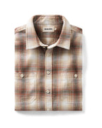Men's The Utility Shirt in Seaside Check Sashiko