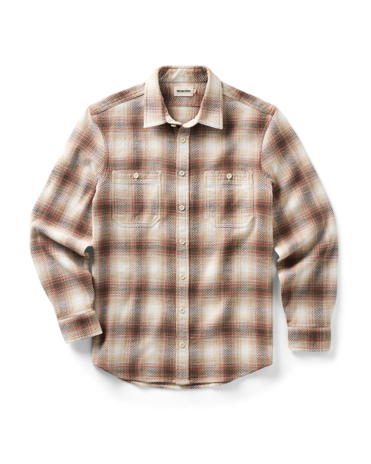 Men's The Utility Shirt in Seaside Check Sashiko