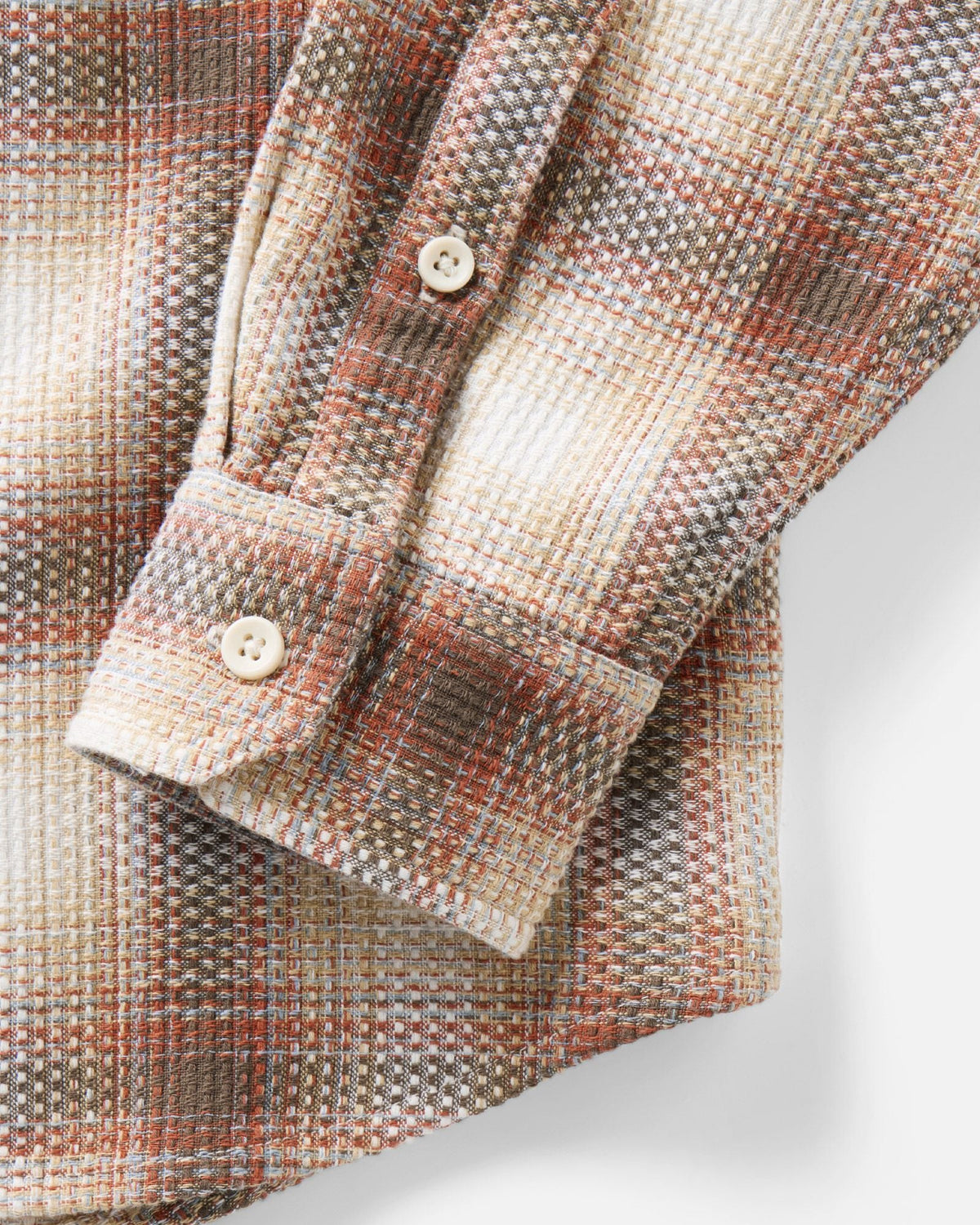 Men's The Utility Shirt in Seaside Check Sashiko