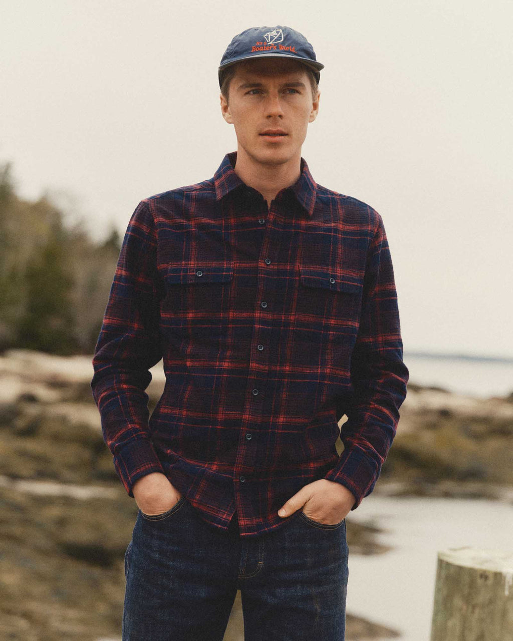 Men's The Yosemite Shirt in Delaware Plaid