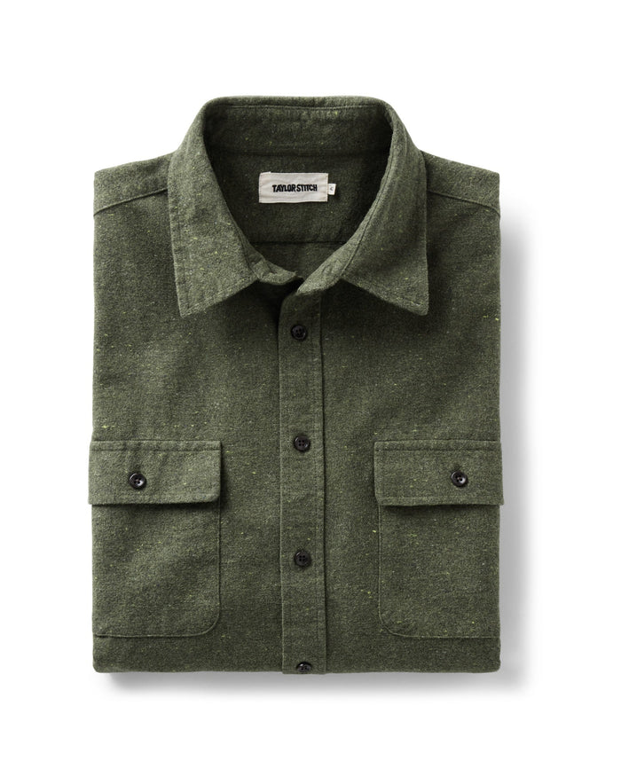 Men's The Yosemite Shirt in Lichen Donegal