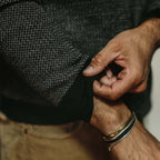 Men's The Everett Sweater in Black Birdseye