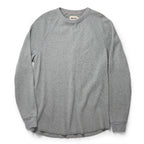Men's The Heavy Bag Waffle Crewneck in Aluminum — Sweater