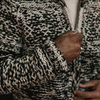 Men's The Seawall Hand-knit Sweater in Coal