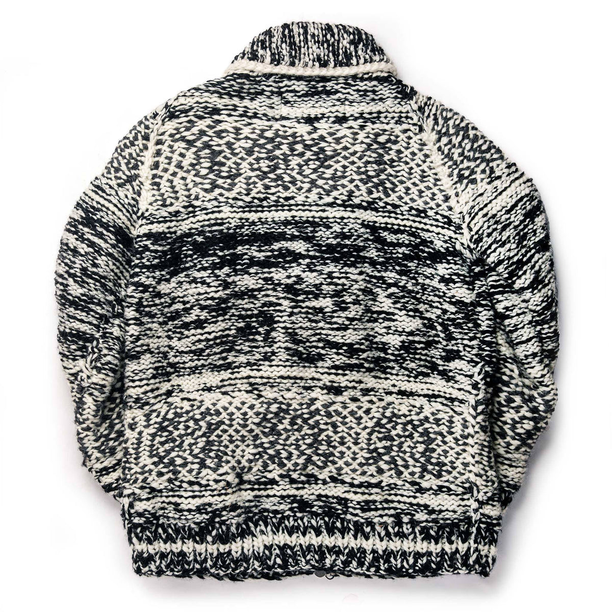 Men's The Seawall Hand-knit Sweater in Coal