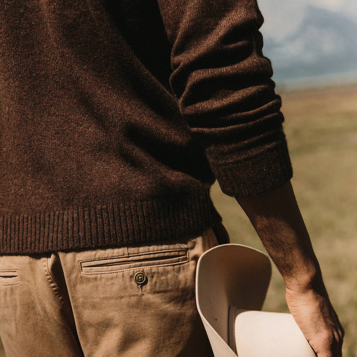 Men's The Lodge Sweater in Heather Dark Burgundy