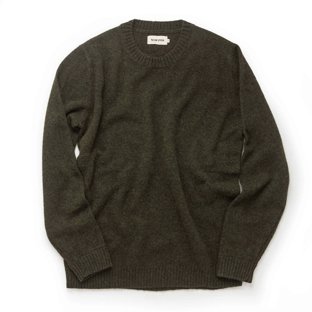 Men's The Lodge Sweater in Heather Forest