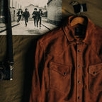 Men's The Western Shirt in Espresso Suede — Jacket