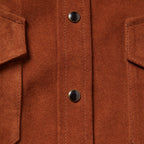 Men's The Western Shirt in Espresso Suede — Jacket