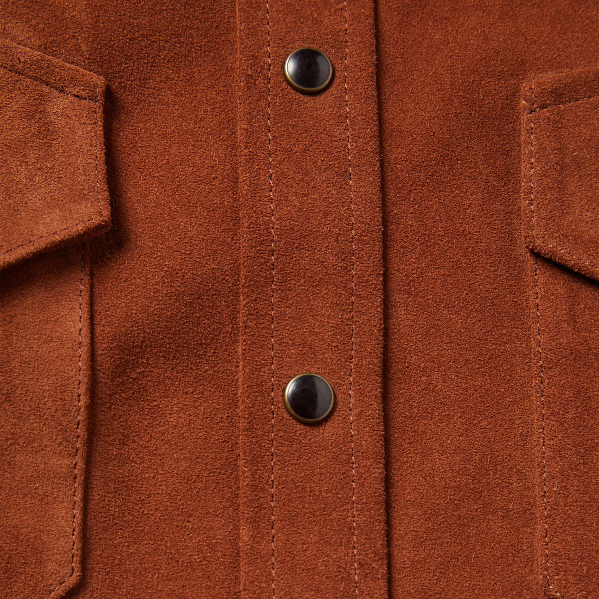 Men's The Western Shirt in Espresso Suede — Jacket