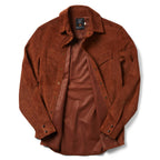 Men's The Western Shirt in Espresso Suede — Jacket