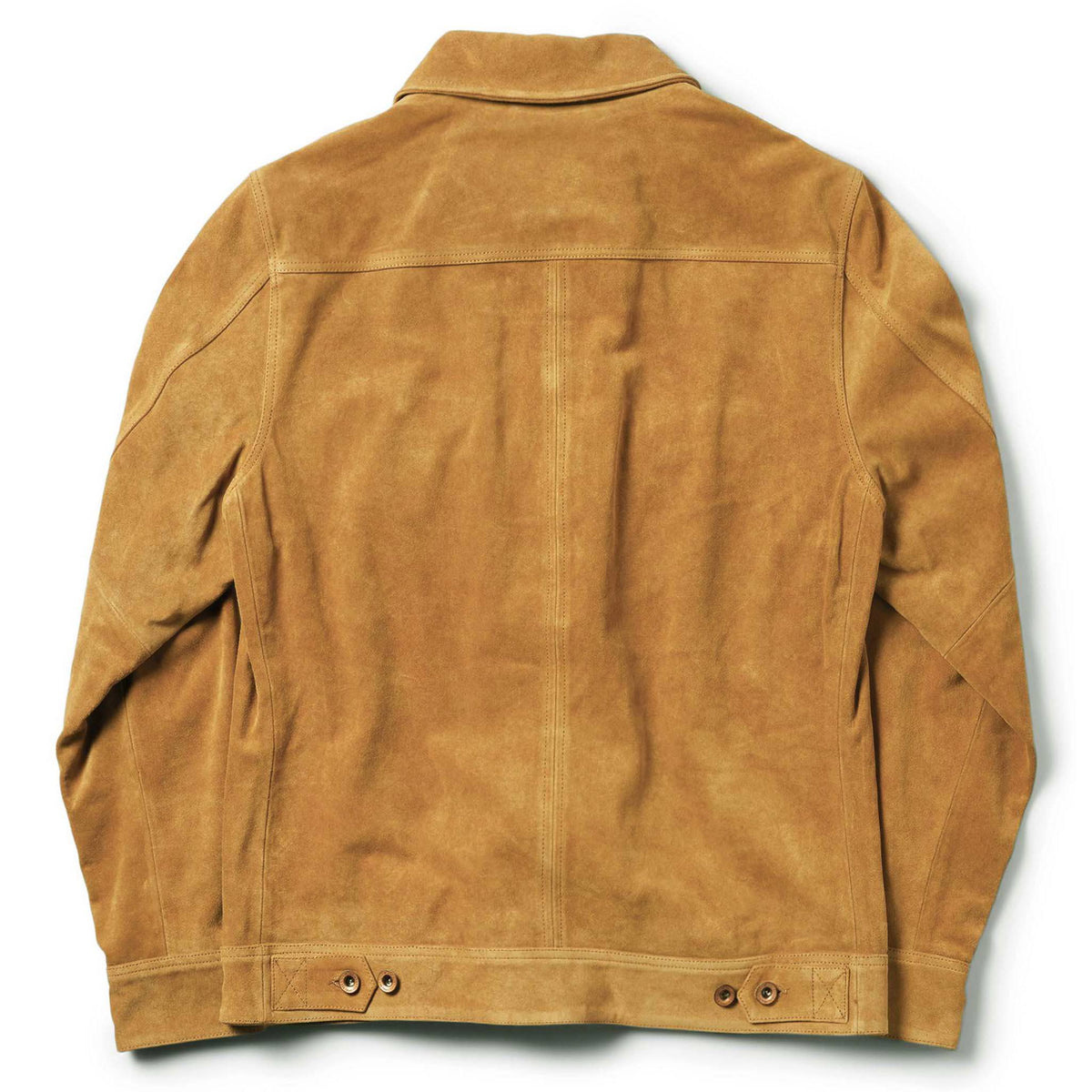 Men's The Lined Long Haul Jacket in Sand Suede