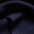 Men's The Weekend Crewneck in Navy Boiled Wool — Sweater