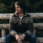 Men's The Seawall Hand-Knit Sweater in Mahogany