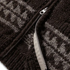 Men's The Seawall Hand-Knit Sweater in Mahogany