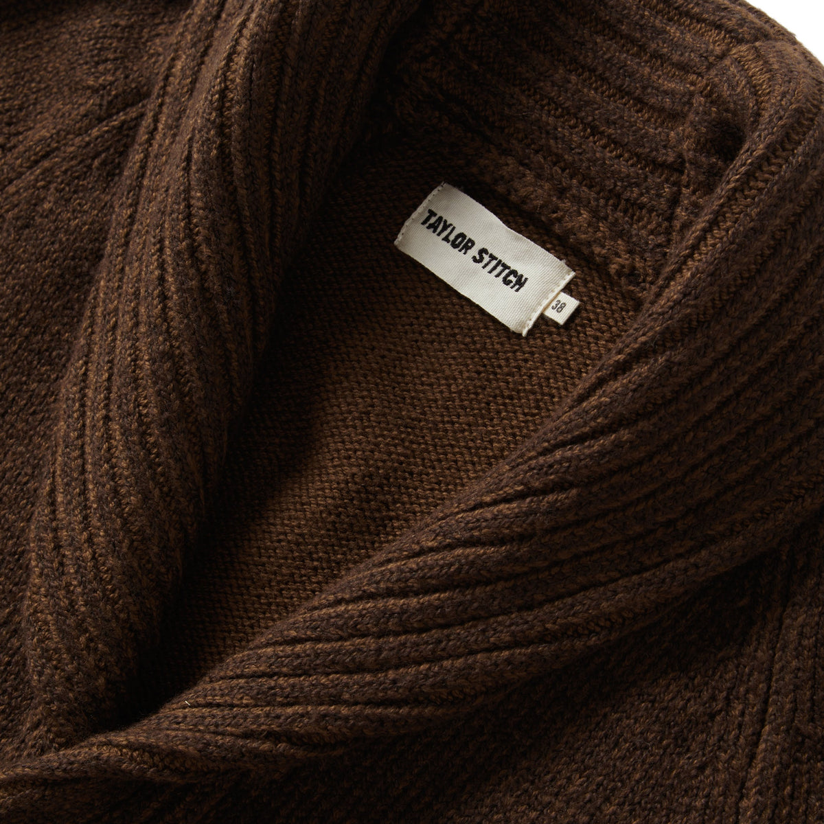 Men's The Headland Shawl Cardigan in Marled Chocolate — Sweater