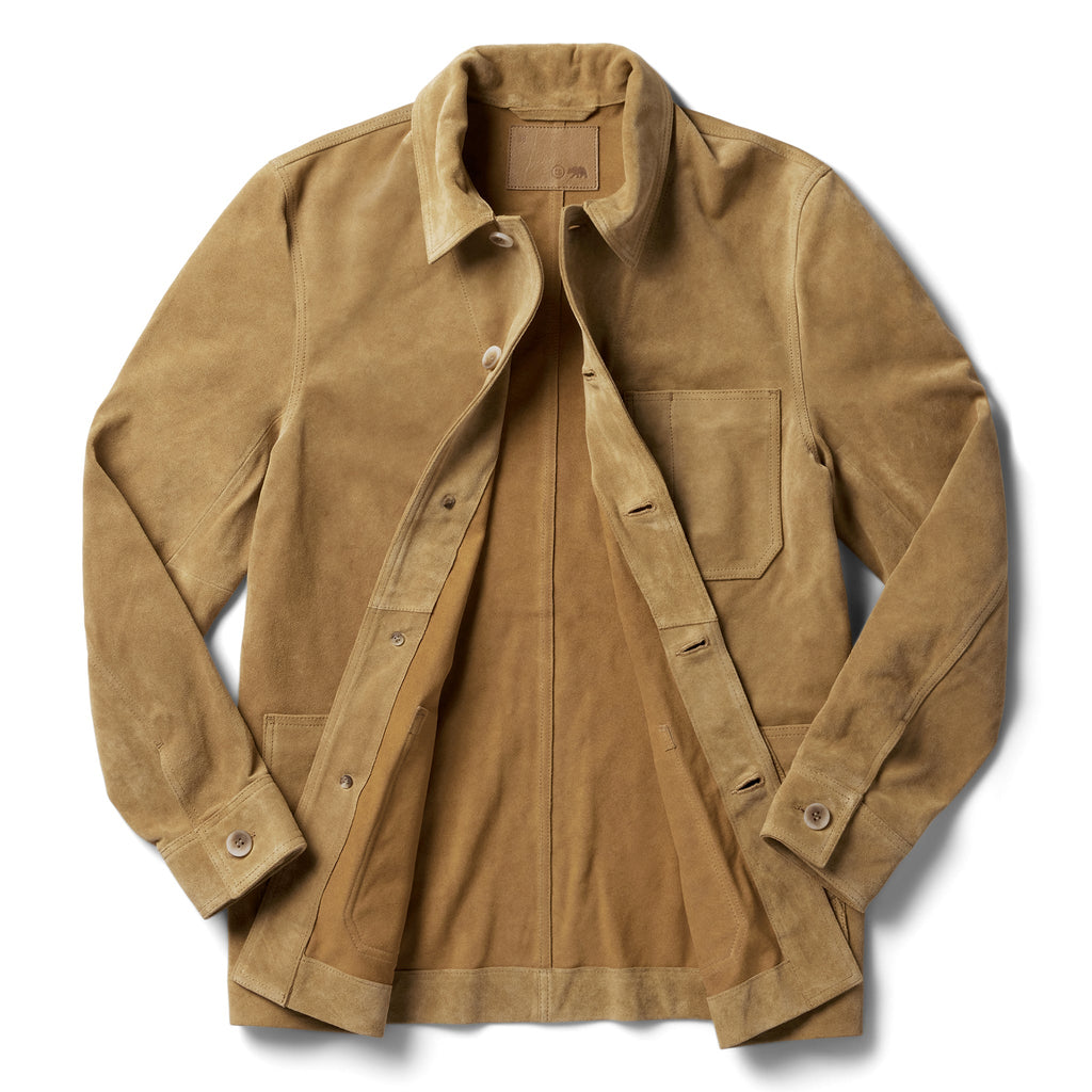 Men's The Ojai Jacket in Cognac Suede