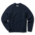 Men's The Topside Sweater in Navy Donegal
