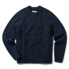 Men's The Topside Sweater in Navy Donegal