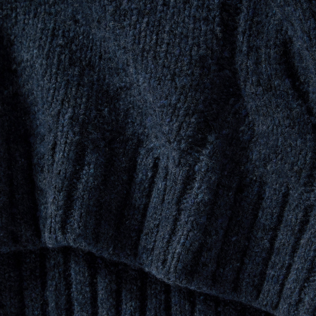 Men's The Topside Sweater in Navy Donegal