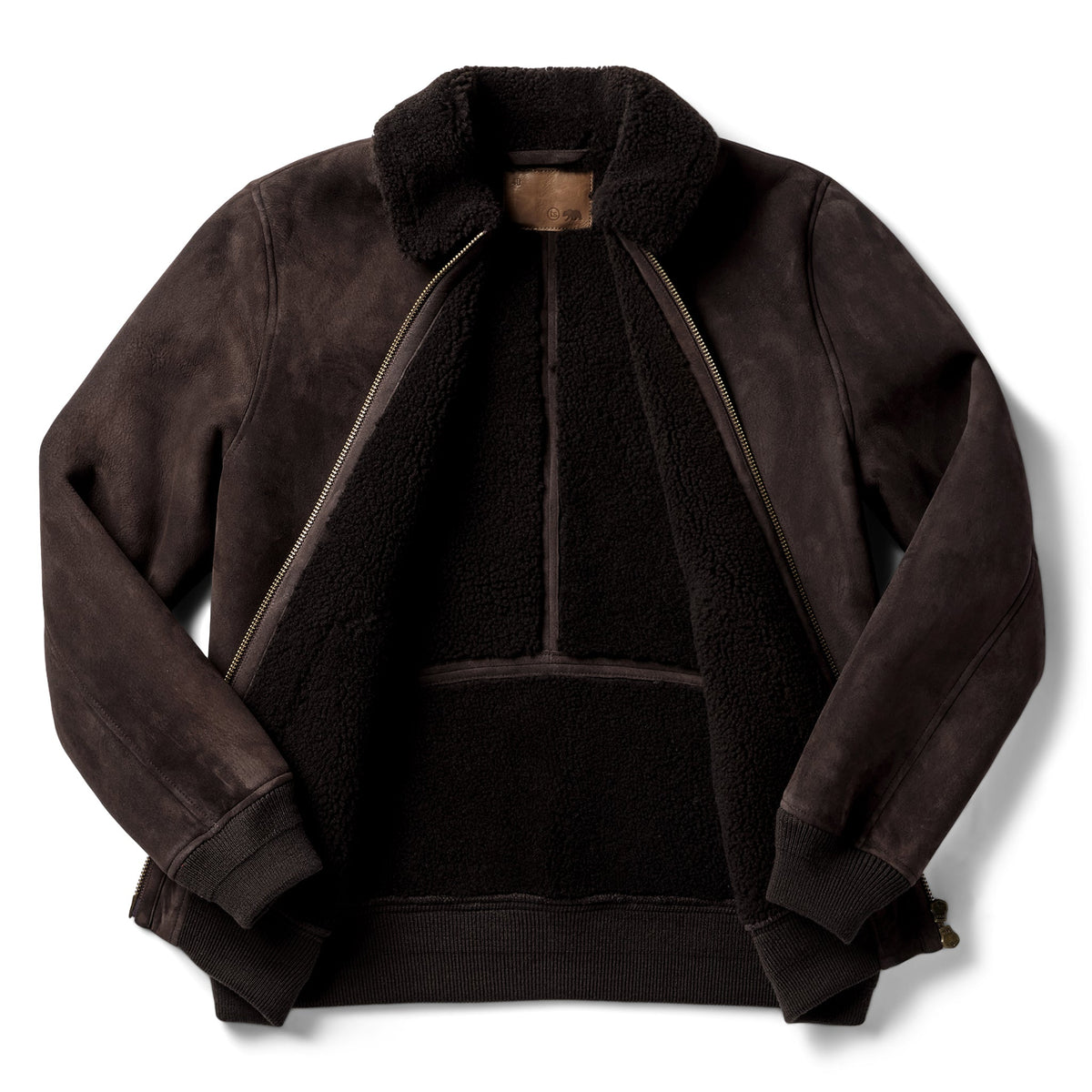 Men's The Wright Jacket in Espresso Shearling
