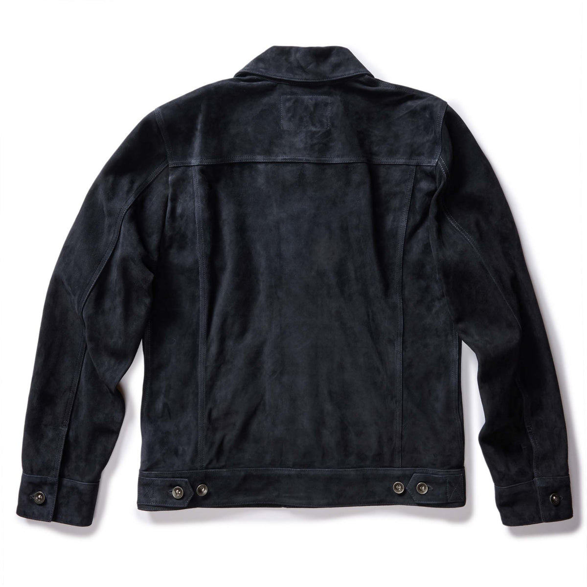 Men's The Ryder Jacket in Dark Navy Suede