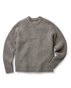 Men's The Fisherman Sweater in Taupe Merino