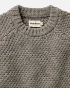 Men's The Fisherman Sweater in Taupe Merino