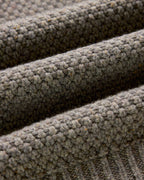 Men's The Fisherman Sweater in Taupe Merino