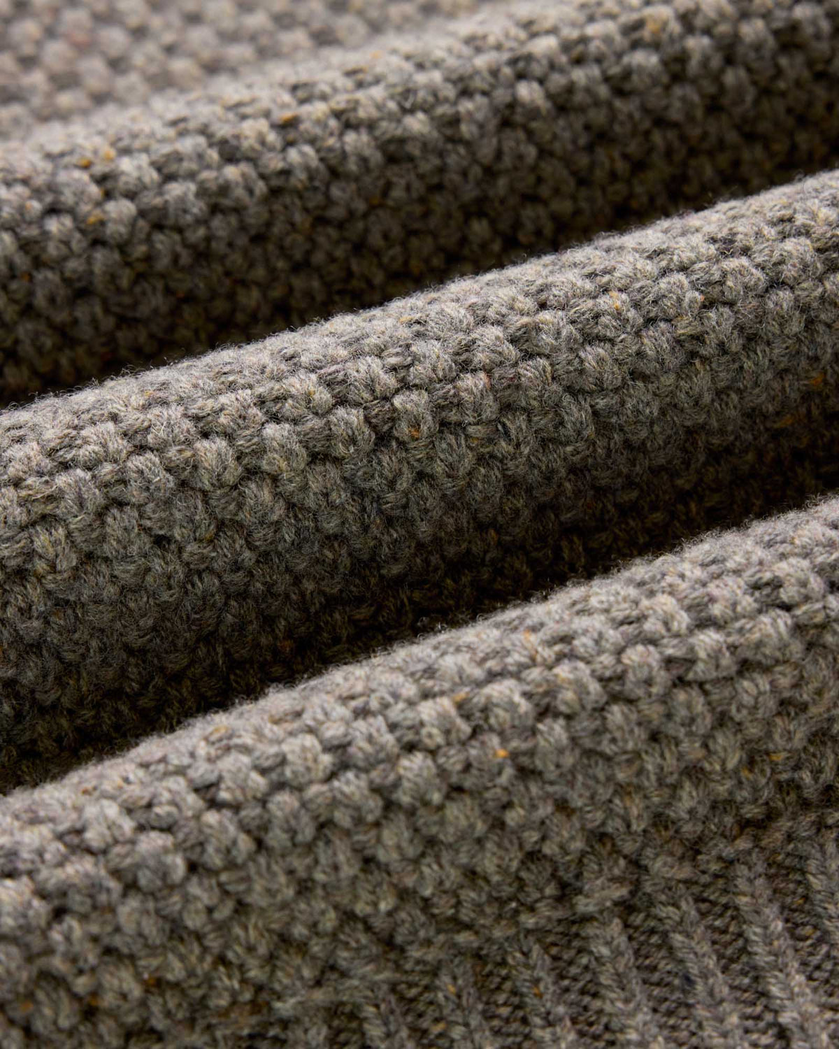 Men's The Fisherman Sweater in Taupe Merino