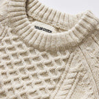 Men's The Orr Sweater in Marled Oat Merino