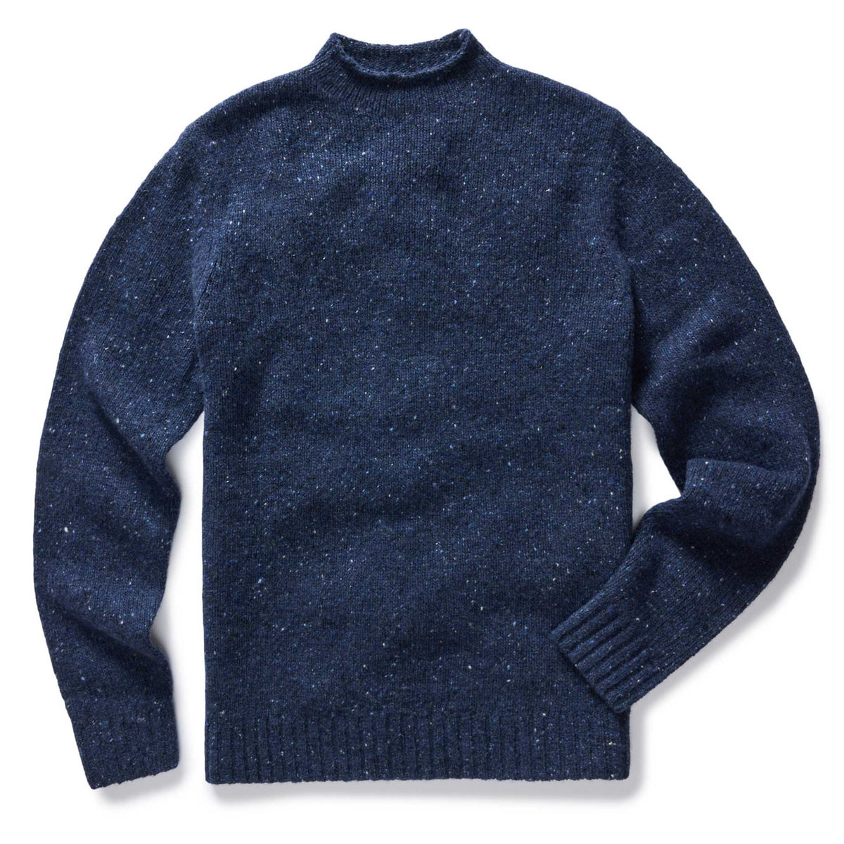 Men's The Seafarer Sweater in Atlantic Blue Donegal