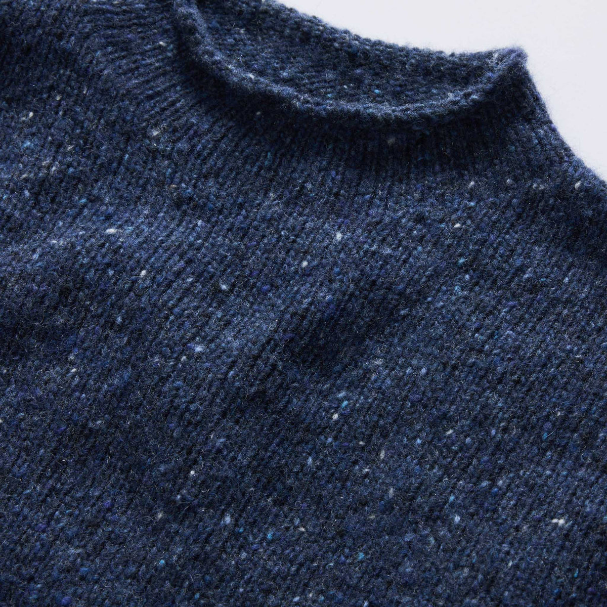 Men's The Seafarer Sweater in Atlantic Blue Donegal