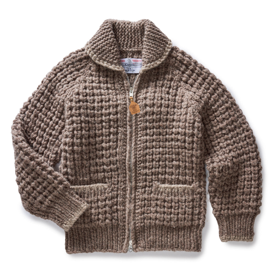 Men's The Seawall Hand-Knit Sweater in Heather Sable