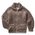 Men's The Seawall Hand-Knit Sweater in Heather Sable